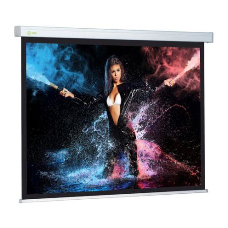 Экран CACTUS Wallscreen CS-PSW-180x180, 180х180 см, 1:1, настенно-потолочный белый