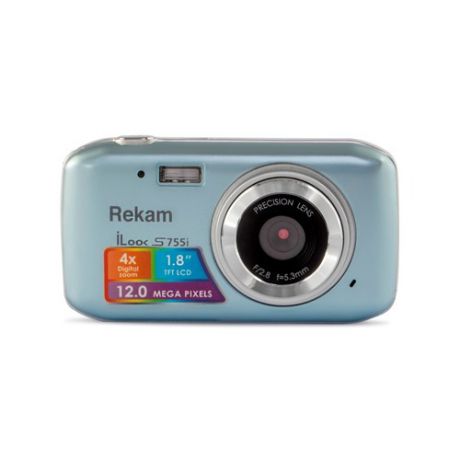 Цифровой фотоаппарат REKAM iLook S755i, серый металлик