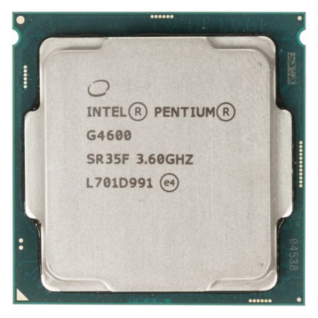 Процессор INTEL Pentium Dual-Core G4600, LGA 1151 OEM [cm8067703015525s r35f]