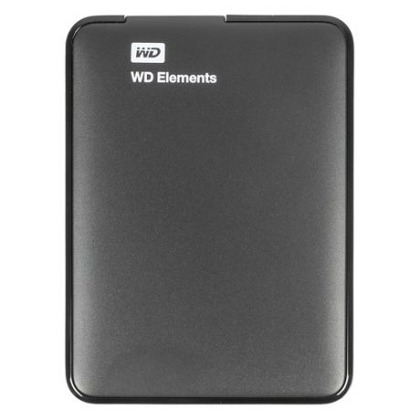 Внешний жесткий диск WD Elements Portable WDBUZG0010BBK-WESN, 1Тб, черный