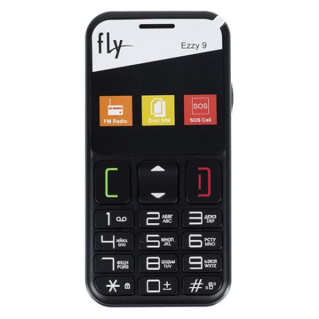 Мобильный телефон FLY Ezzy 9, черный