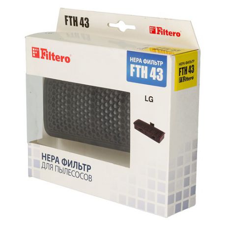 НЕРА-фильтр FILTERO FTH 43 LGE, 1 шт., для пылесосов LG