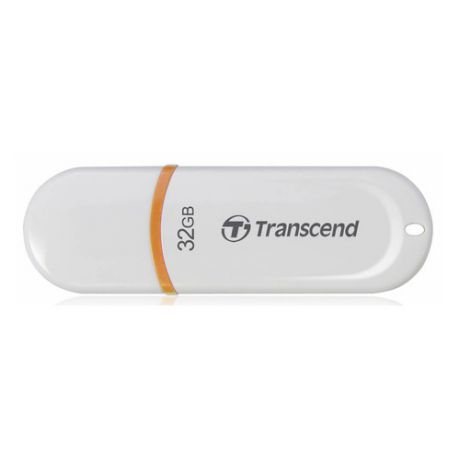 Флешка USB TRANSCEND Jetflash JF330 32Гб, USB2.0, белый и оранжевый [ts32gjf330]