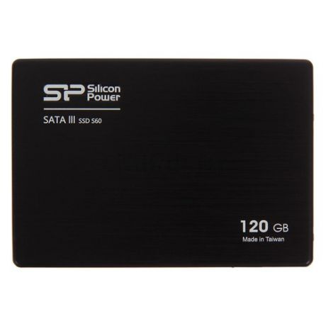 SSD накопитель SILICON POWER S60 SP120GBSS3S60S25 120Гб, 2.5", SATA III