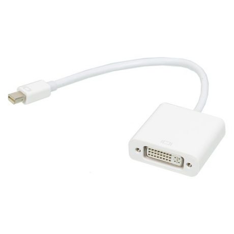 Адаптер DVI NINGBO DVI-D (f) - miniDisplayPort (m), 0.245м, белый