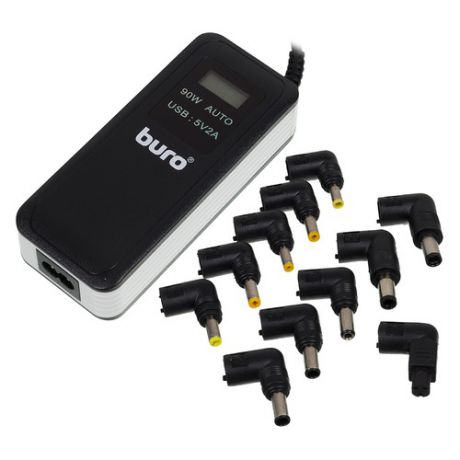 Адаптер питания BURO BUM-0065A90, 90Вт, черный