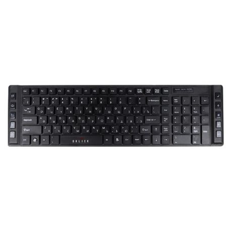 Клавиатура OKLICK 530S, USB, черный [km-303]