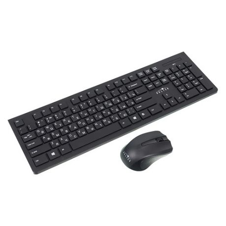 Комплект (клавиатура+мышь) OKLICK 250M, USB, беспроводной, черный [mk5301]