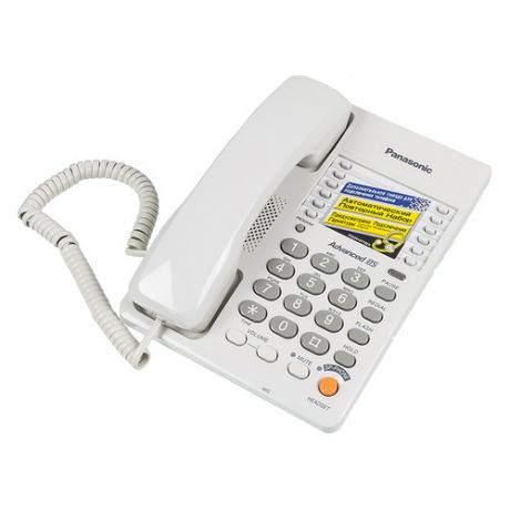 Проводной телефон PANASONIC KX-TS2363RUW, белый