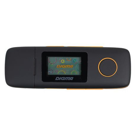 MP3 плеер DIGMA U3 flash 4Гб черный/оранжевый [u3bk]