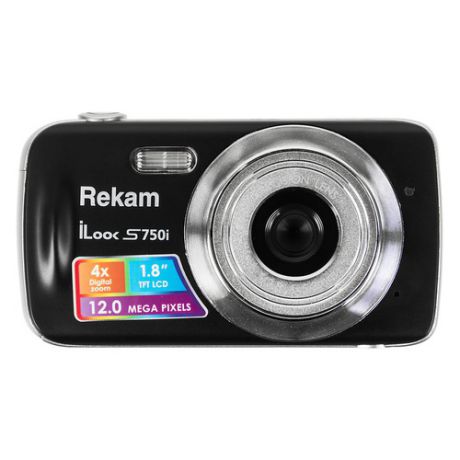 Цифровой фотоаппарат REKAM iLook S750i, черный
