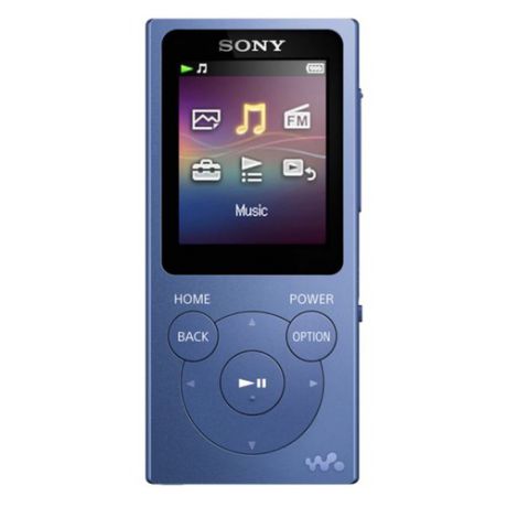 MP3 плеер SONY NW-E394 flash 8Гб синий [nwe394l.ee]