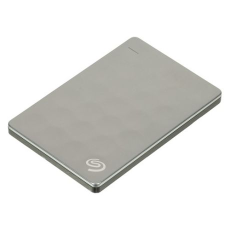 Внешний жесткий диск SEAGATE Ultra Slim STEH1000200, 1Тб, платиновый
