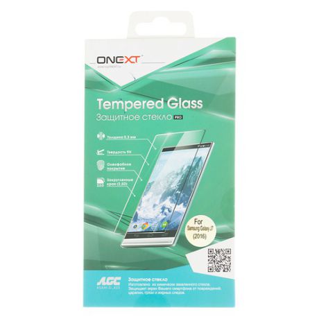 Защитное стекло для экрана ONEXT для Samsung Galaxy J7 2016, 1 шт [41075]