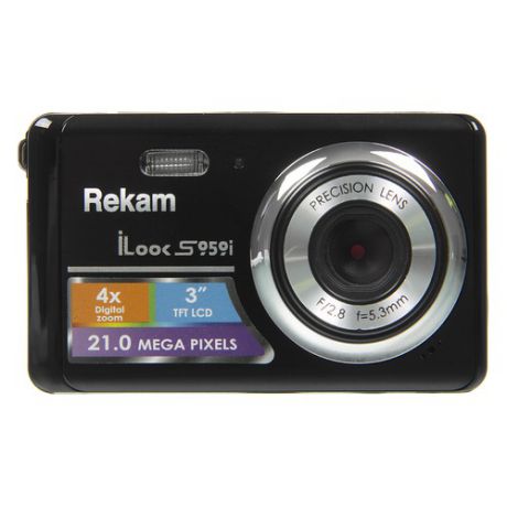 Цифровой фотоаппарат REKAM iLook S959i, черный