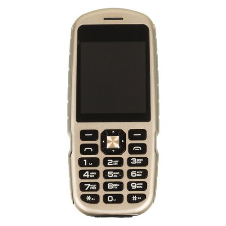 Мобильный телефон GINZZU R1D, золотистый