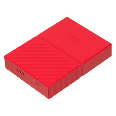 Внешний жесткий диск WD My Passport WDBBEX0010BRD-EEUE, 1Тб, красный