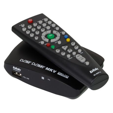 Ресивер DVB-T2 BBK SMP002HDT2, черный