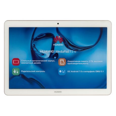 Планшет HUAWEI MediaPad T3 10, 2GB, 16GB, 3G, 4G, Android 7.0 золотистый [53018545]