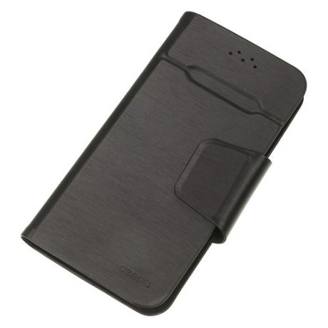 Чехол (флип-кейс) DEPPA Wallet Fold, для универсальный 4.3-5.5", черный [87005]