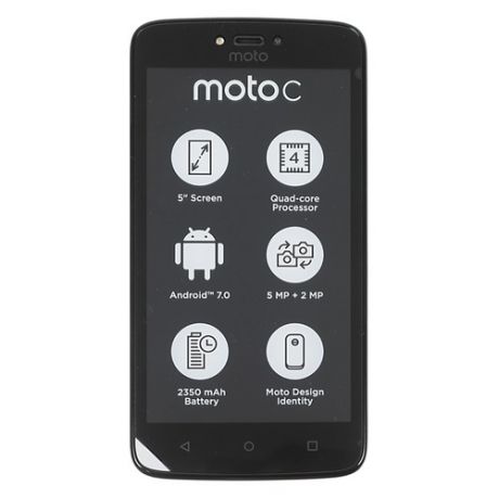 Смартфон MOTOROLA C 3G 8Gb, XT1750, белый
