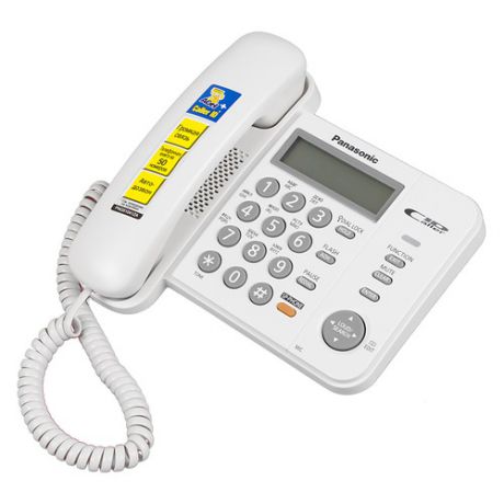 Проводной телефон PANASONIC KX-TS2358RUW, белый
