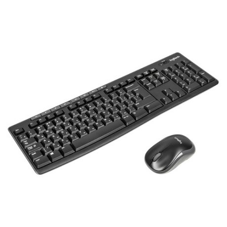Комплект (клавиатура+мышь) LOGITECH MK270, USB, беспроводной, черный [920-004518]