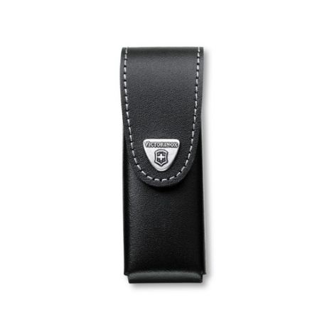 Чехол из нат.кожи Victorinox Leather Belt Pouch (4.0523.3) черный с застежкой на липучке без упаковк