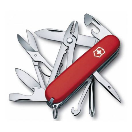 Складной нож VICTORINOX Deluxe Tinker, 17 функций, 91мм, красный [1.4723]