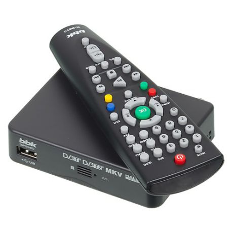 Ресивер DVB-T2 BBK SMP131HDT2, темно-серый