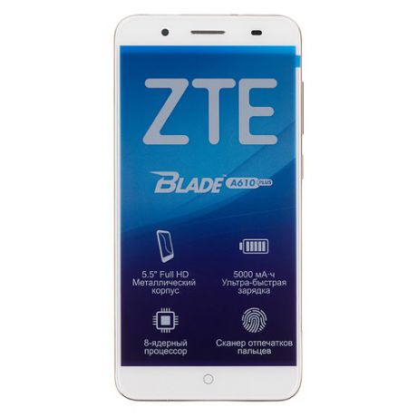 Смартфон ZTE Blade A610 Plus, золотистый