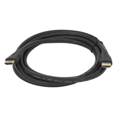 Кабель аудио-видео HDMI (m) - HDMI (m) , ver 1.4, 2м, черный