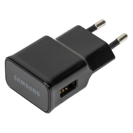 Сетевое зарядное устройство SAMSUNG EP-TA12EBEUGRU, USB, microUSB 2.0, 2A, черный