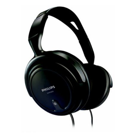 Наушники PHILIPS SHP2000/10, мониторы, черный, проводные