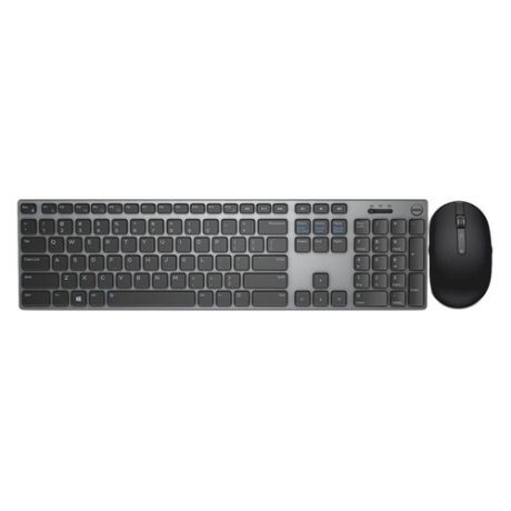 Комплект (клавиатура+мышь) DELL KM717, USB, беспроводной, черный [580-afqf]