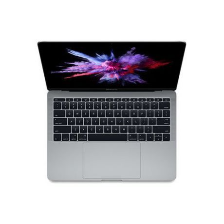 Ноутбук APPLE MacBook Pro MPXQ2RU/A, 13.3", IPS, Intel Core i5 7360U 2.3ГГц, 8Гб, 128Гб SSD, Intel Iris graphics 640, Mac OS Sierra, MPXQ2RU/A, серый