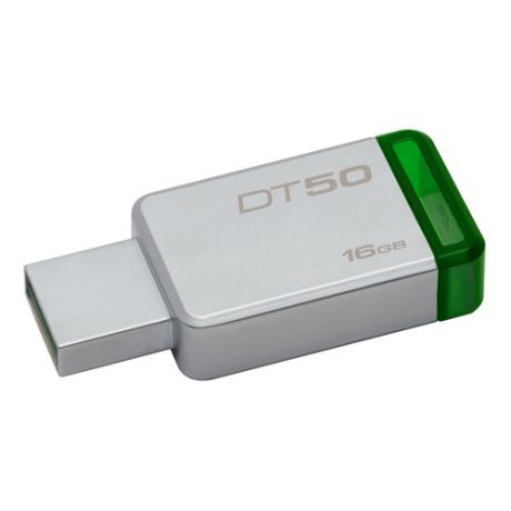 Флешка USB KINGSTON DataTraveler 50 16Гб, USB3.0, зеленый [dt50/16gb]