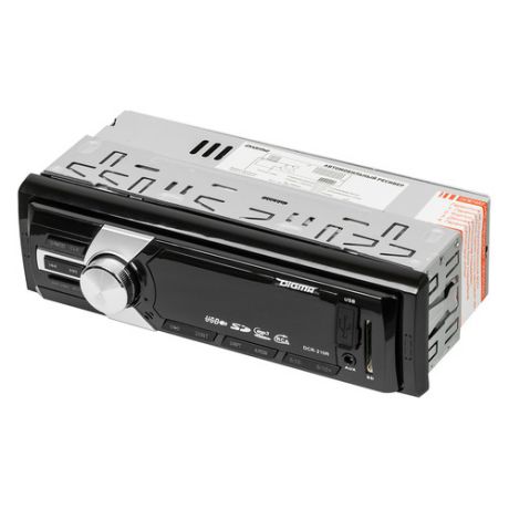 Автомагнитола DIGMA DCR-210R, USB, SD/MMC