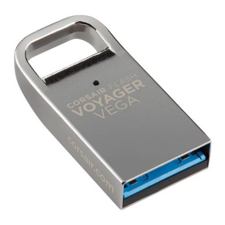 Флешка USB CORSAIR Voyager Vega 64Гб, USB3.0, серебристый [cmfvv3-64gb]