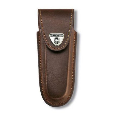 Чехол из нат.кожи Victorinox Leather Belt Pouch (4.0537) коричневый с застежкой на липучке без упако