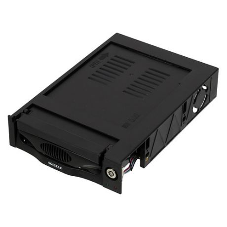 Mobile rack (салазки) для HDD AGESTAR MR3-SATA (k)-F, черный