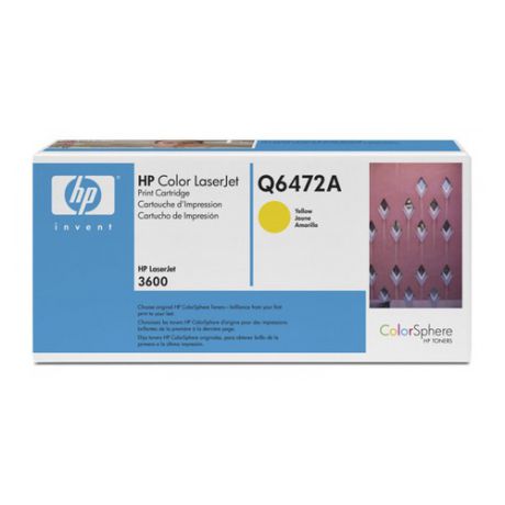 Картридж HP Q6472A желтый