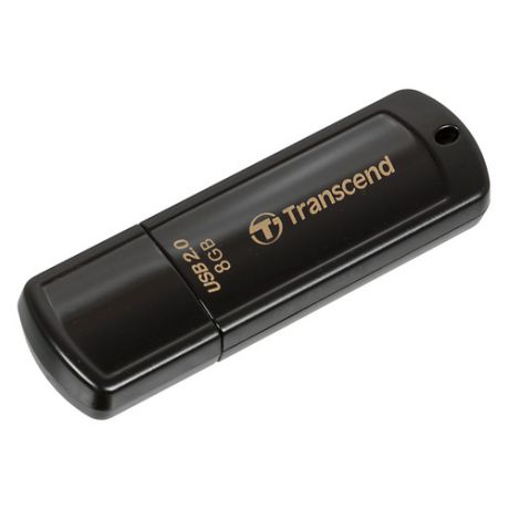 Флешка USB TRANSCEND Jetflash 350 8Гб, USB2.0, черный [ts8gjf350]