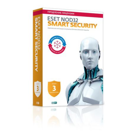 ПО Eset NOD32 Smart Security - лиц на 1год или прод на 20мес 3 ПК (NOD32-ESS-2012RN(BOX)-1-1)