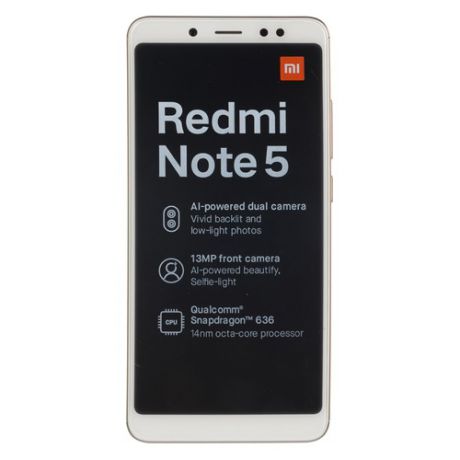 Смартфон XIAOMI Redmi Note 5 32Gb, золотистый