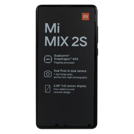 Смартфон XIAOMI Mi MIX2S 64Gb, черный