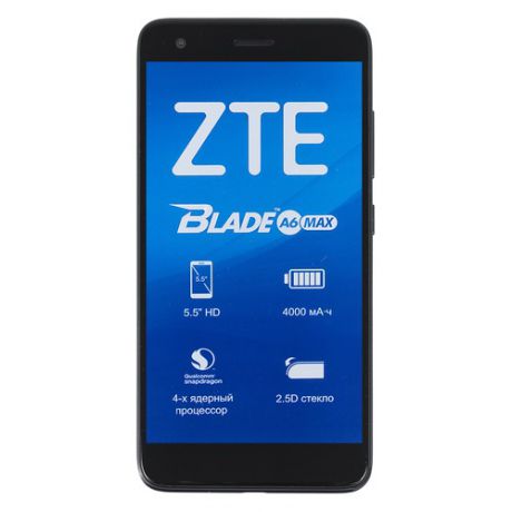 Смартфон ZTE Blade A6 MAX, черный