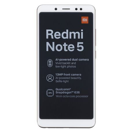Смартфон XIAOMI Redmi Note 5 64Gb, золотистый