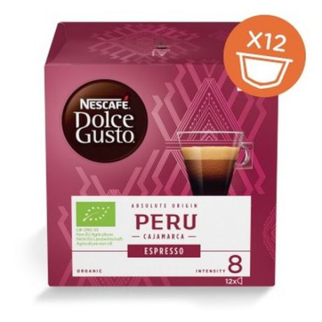 Кофе капсульный DOLCE GUSTO Espresso Peru, капсулы, совместимые с кофемашинами DOLCE GUSTO®, 84грамм [12355945]