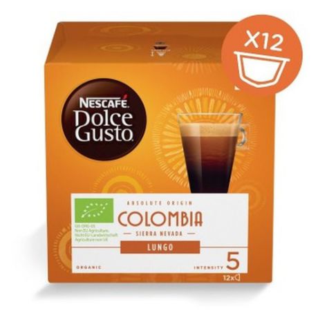 Кофе капсульный DOLCE GUSTO Lungo Colombia, капсулы, совместимые с кофемашинами DOLCE GUSTO®, 84грамм [12355980]